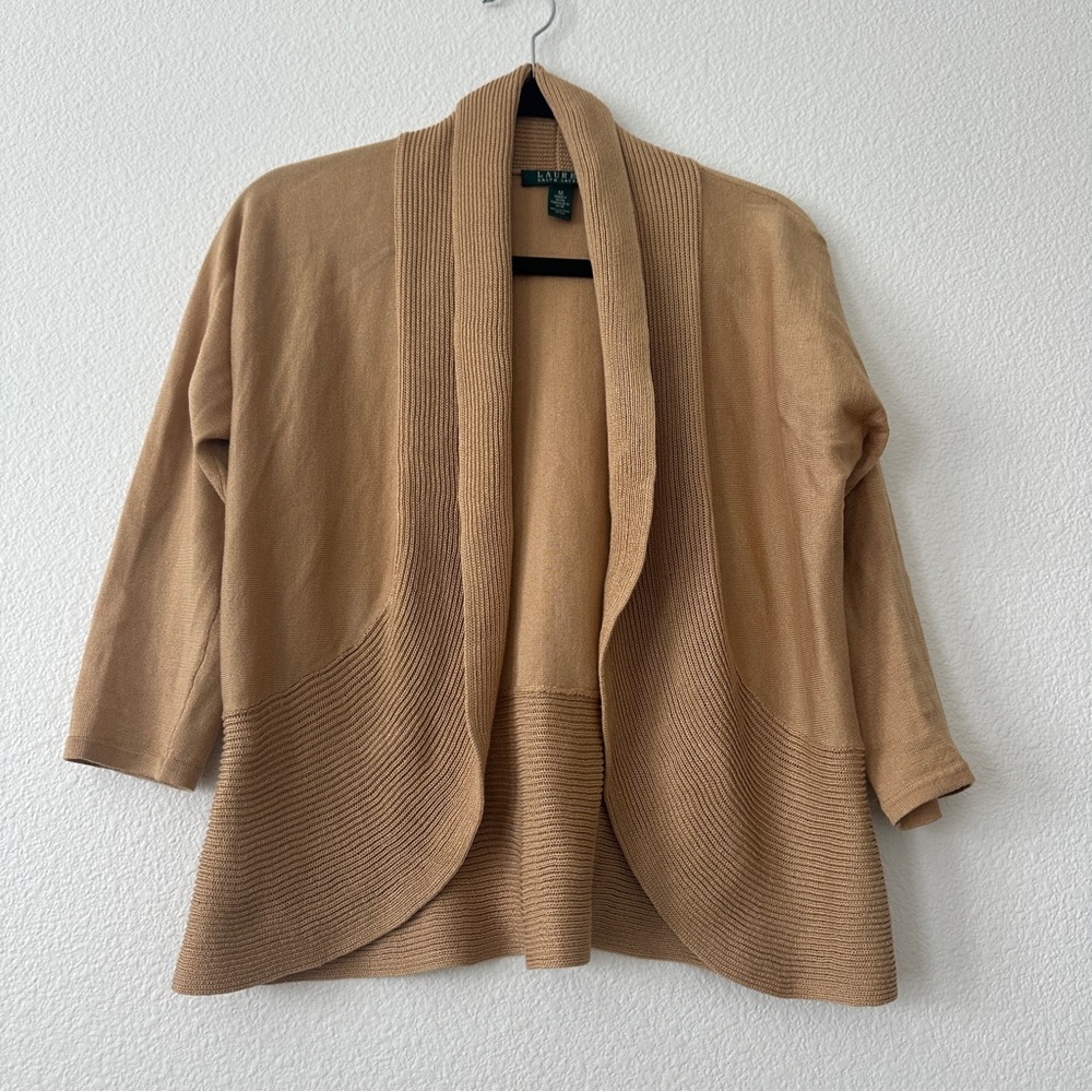 Lauren Ralph Lauren Open Front Cardigan